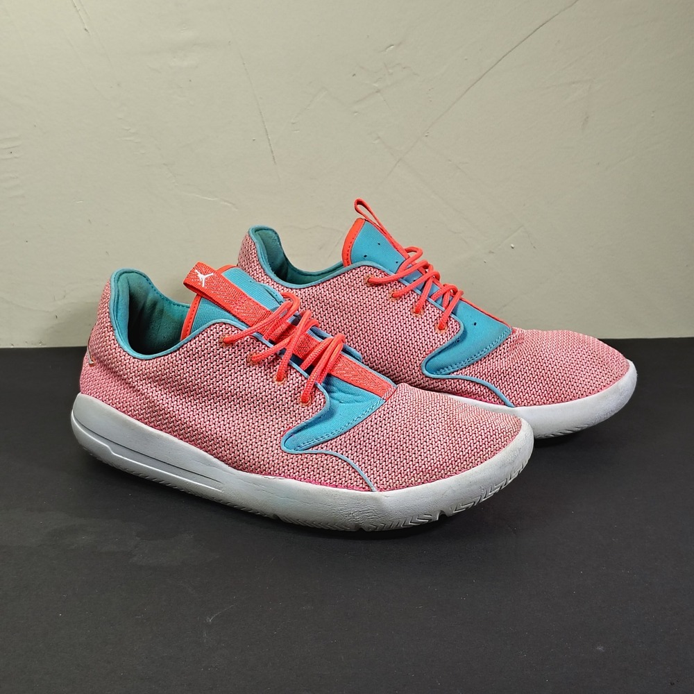 Jordan Kids Shoes 8.5Y Pink Blue Eclipse 724356-804 Knit Athletic Sneakers